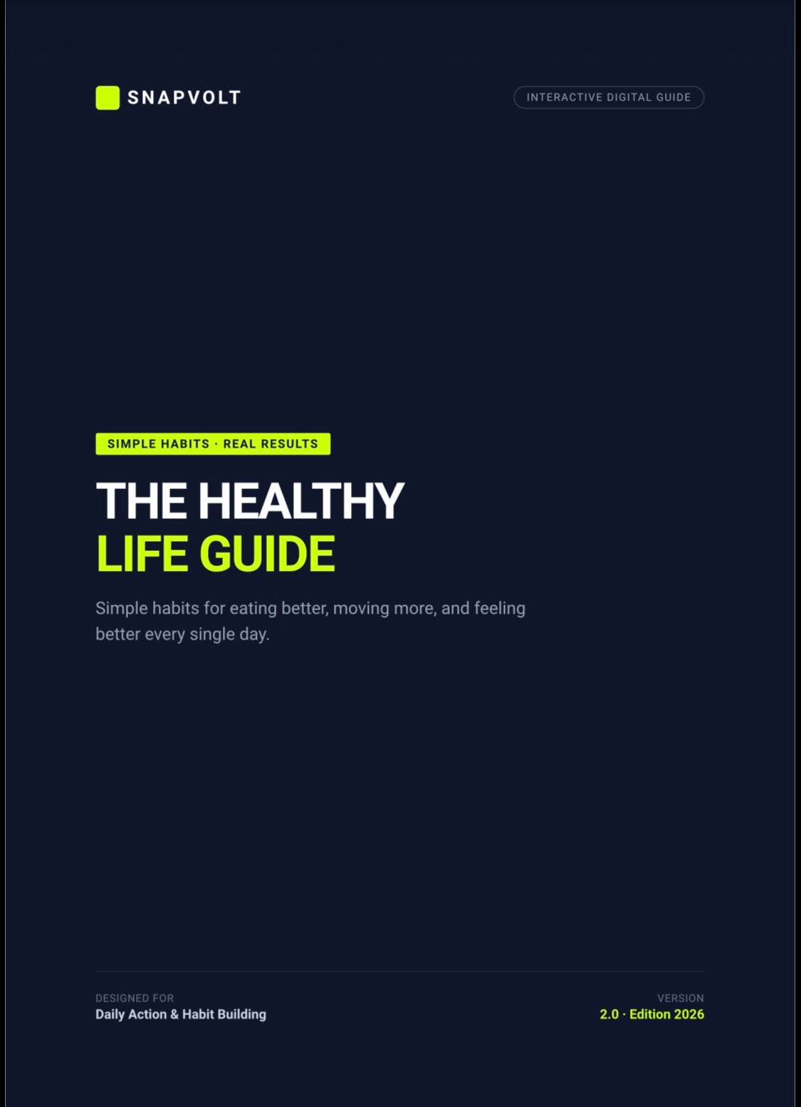 The Healthy Life Guide