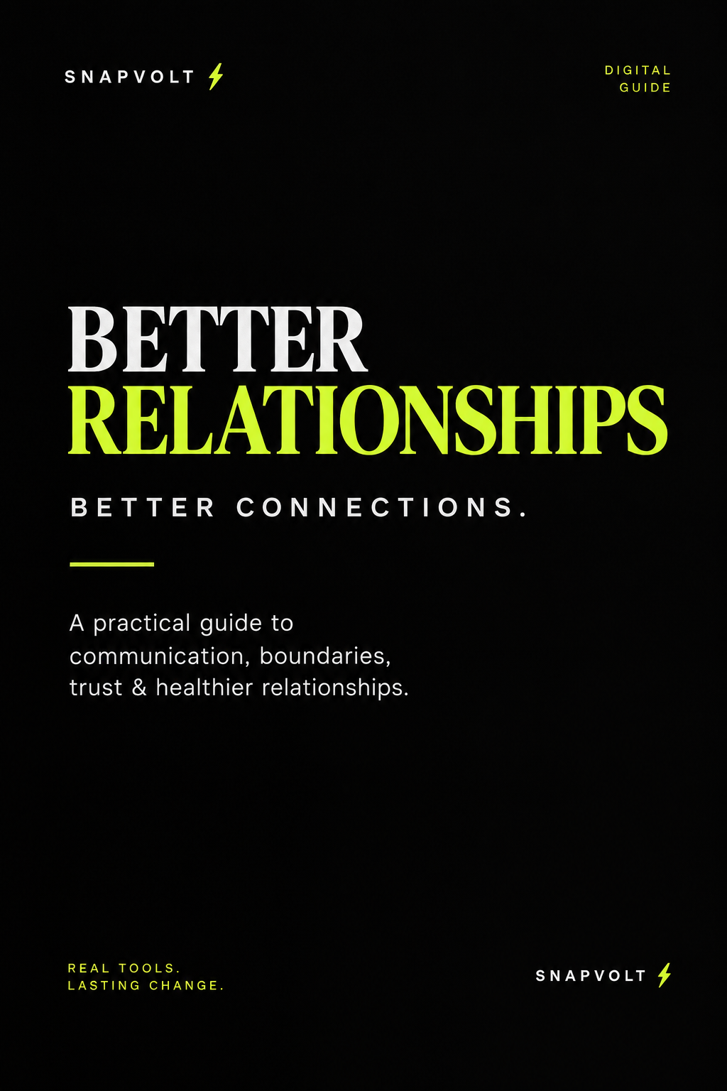 BETTER RELATIONSHIPS — Digital Guide
