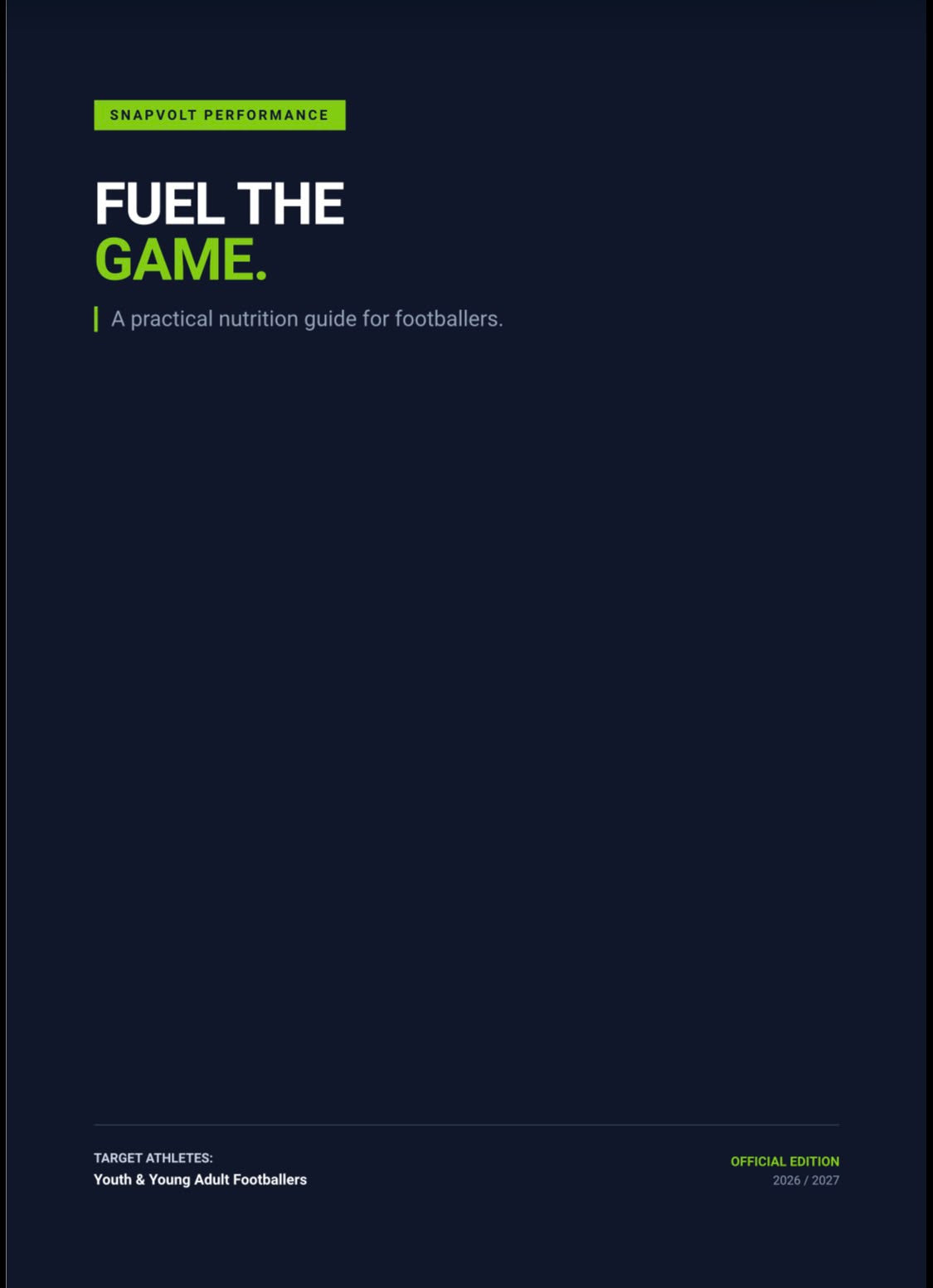 Fuel The Game-Digital Guide