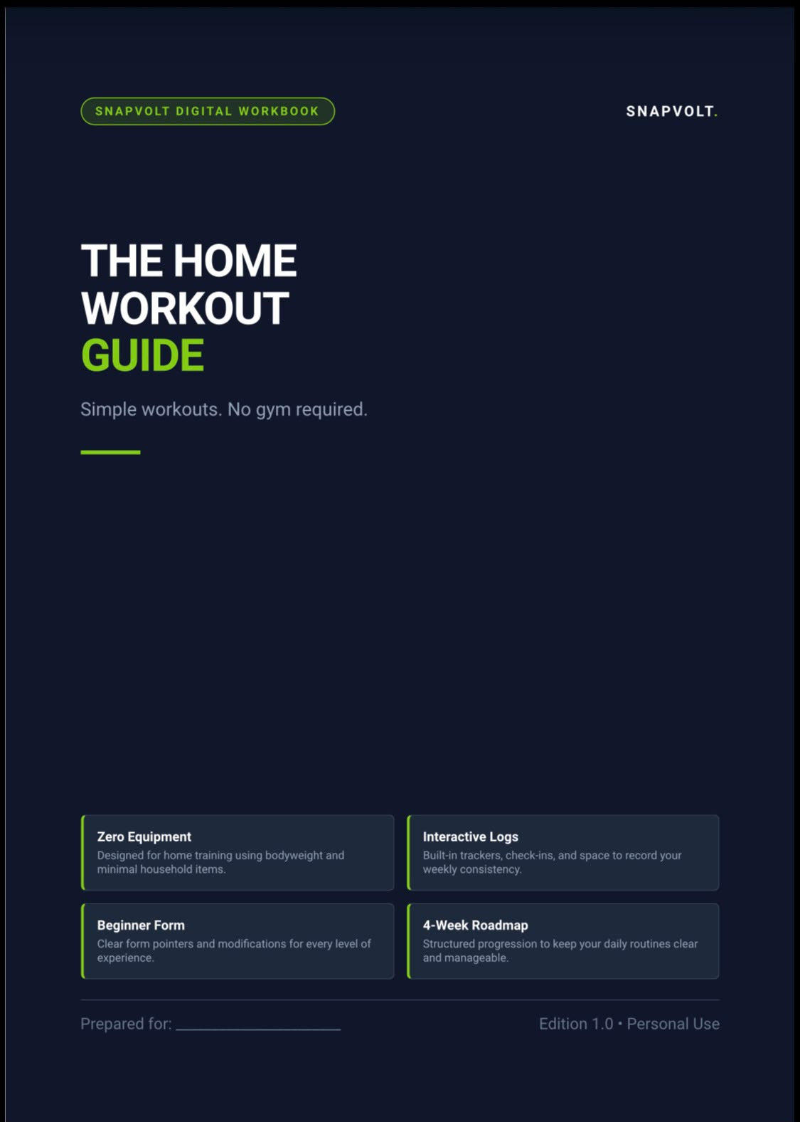 The Home Workout-Digital Guide