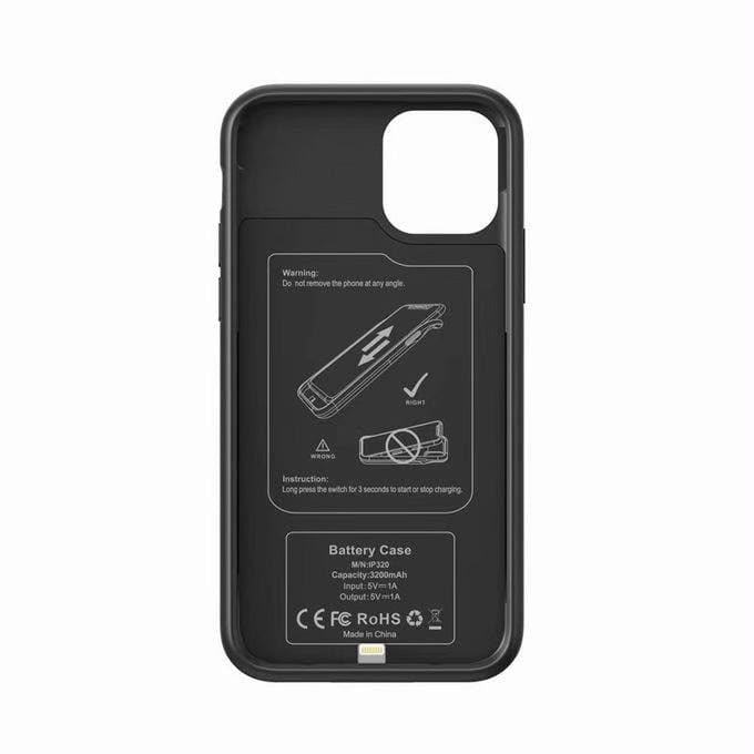 Snapvolt iPhone XR Battery Case - side angle view