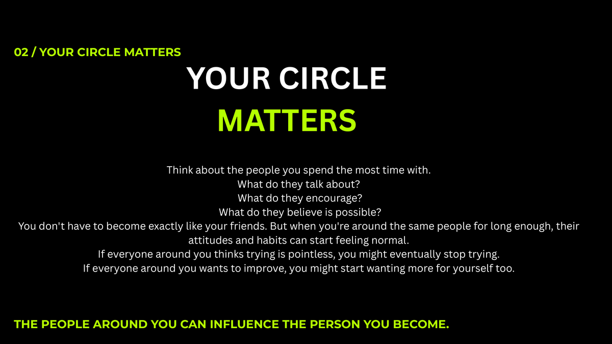 Choose Your Circle — actual Friends vs Followers page