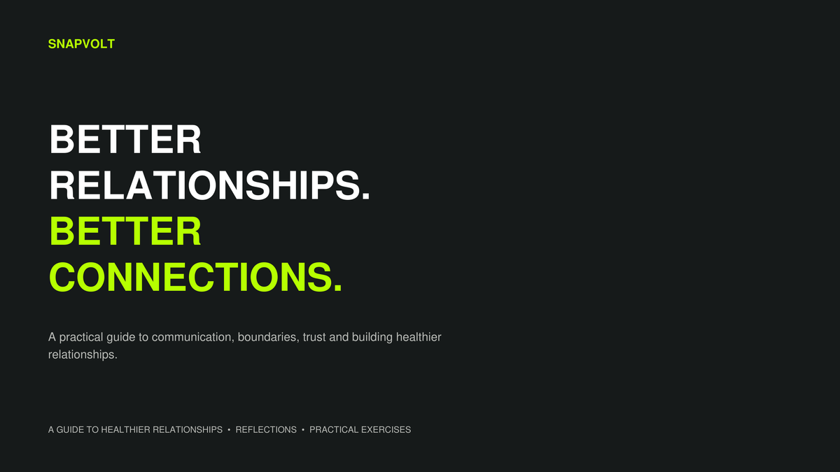 Better Relationships — actual cover preview